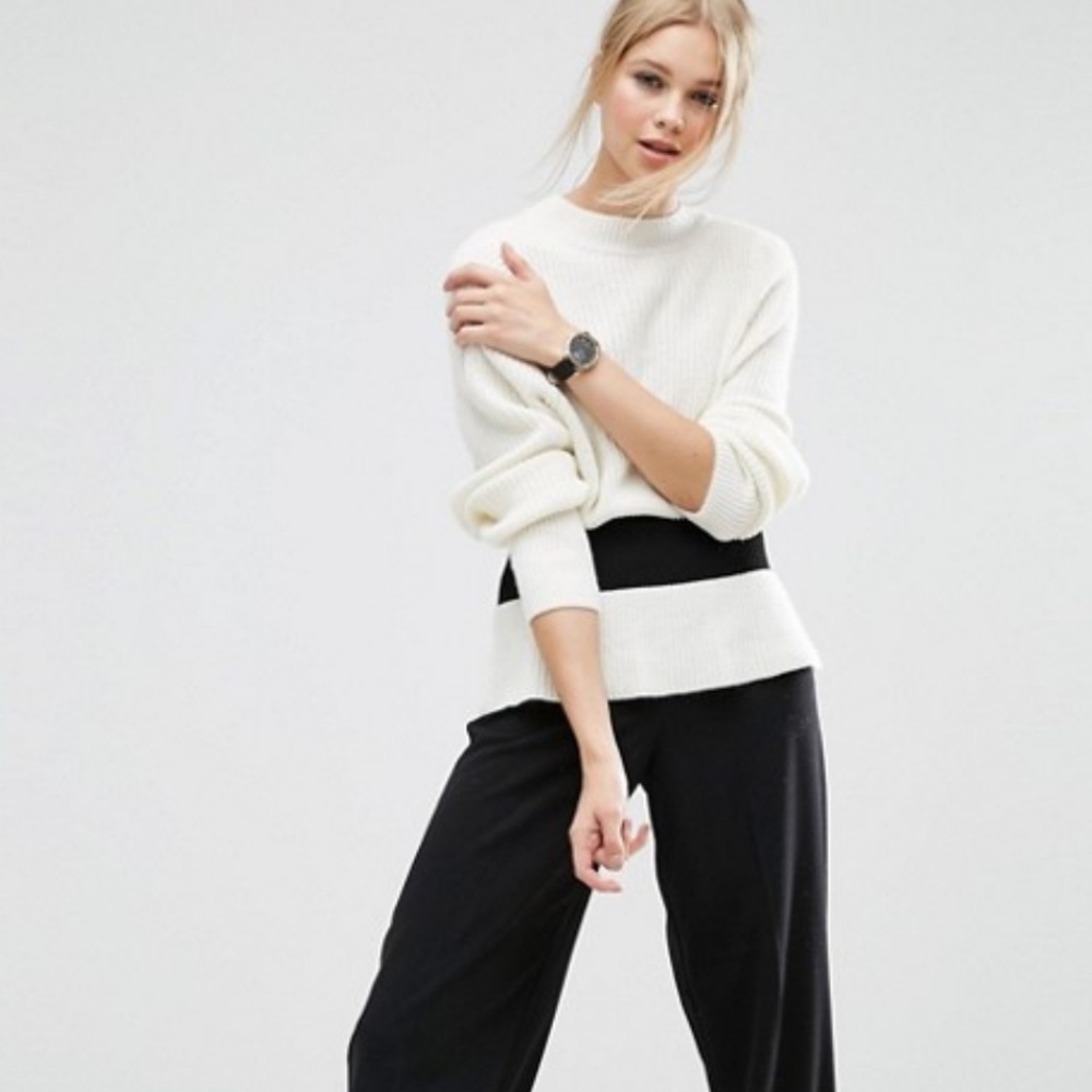 ASOS Sweater with Cinched Waist Detail